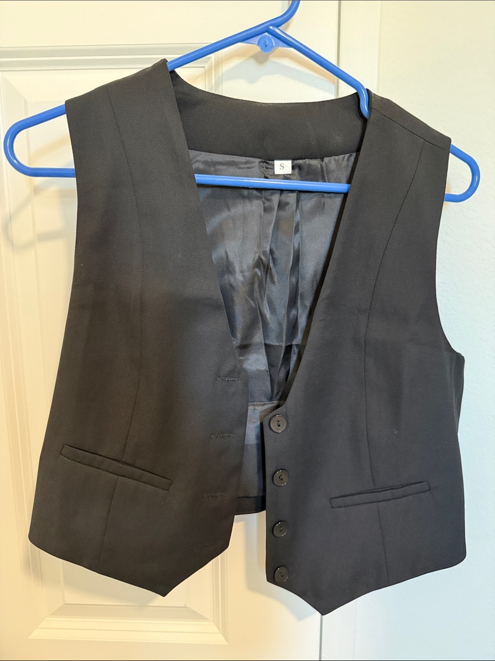 Classic Black Vest - Small